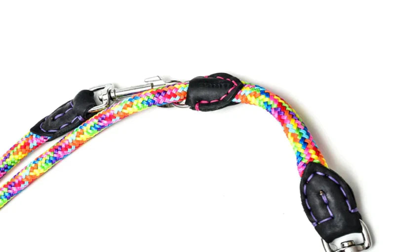 Smycz przepinana pleciona lina NYLON